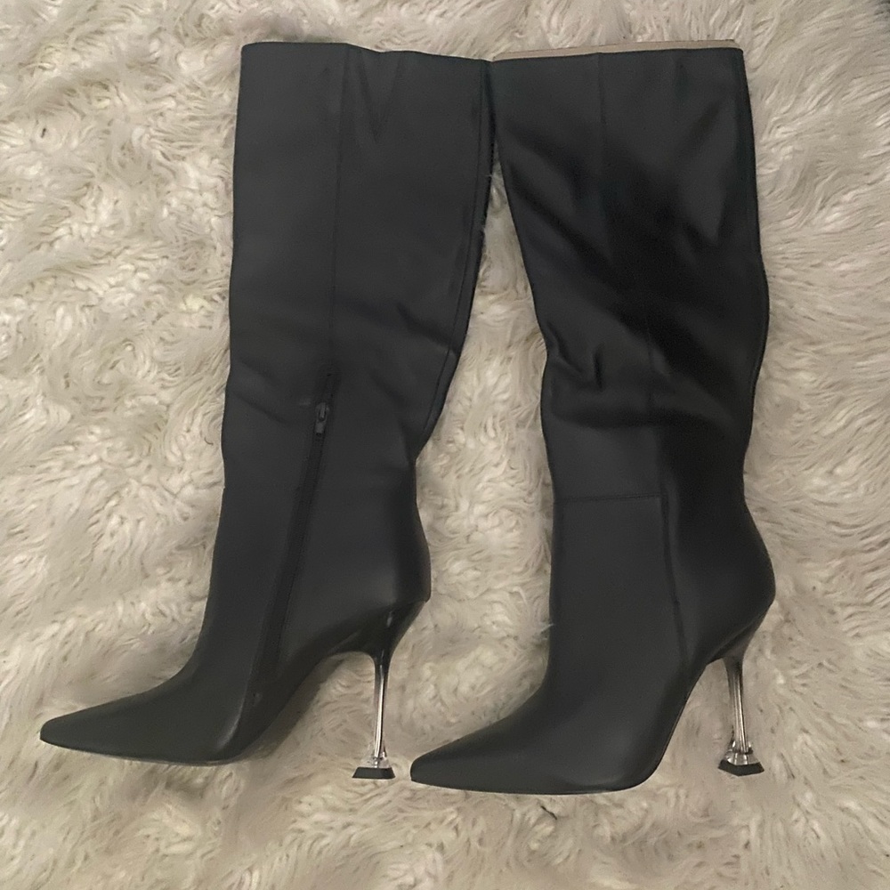 Nine West knee high leather boots